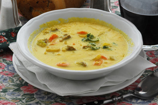 Zuppa Gialla Gelbe Suppe - Primi Carinzia Austria