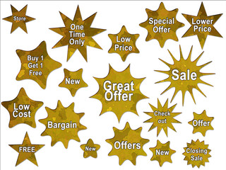 Yellow Desert Military Camouflage Effect Special Offer Star and