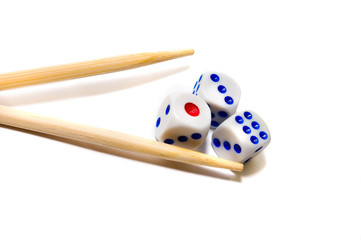Chopsticks and dices
