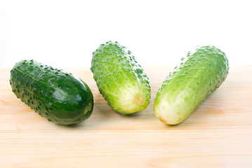 Fresh cucumbers