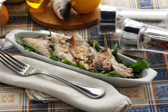 Cefali al vapore - Secondi di pesce Veneto