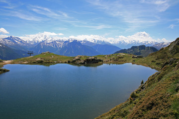 Fototapeta na wymiar bergsee