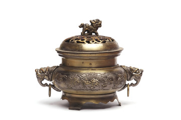 Ancient bronze incense burner