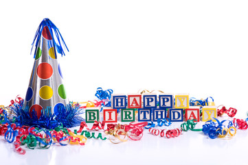 "Happy Birthday" Blocks