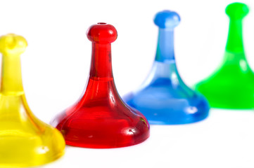 Colorful Game Pieces