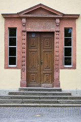 Fototapeta na wymiar Plan żona dom Goethego do Weimaru.