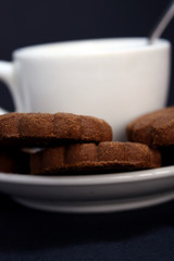 caffè espresso e biscotti
