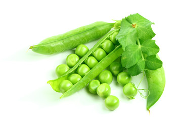isolated peas