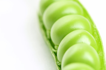 isolated peas