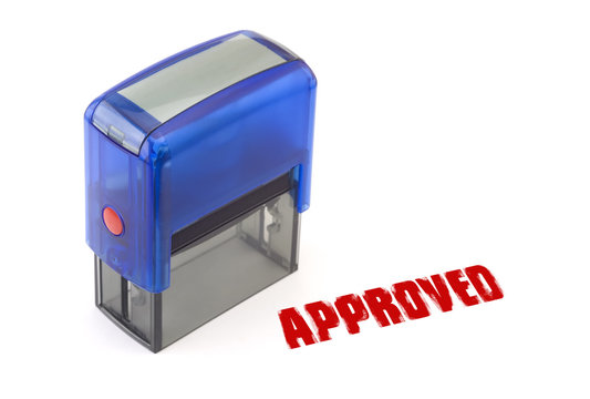 Approved stamp
