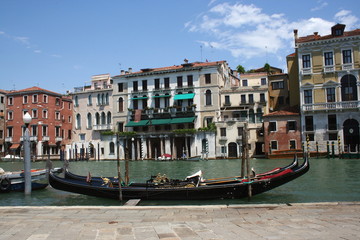 Fototapeta na wymiar Gondel in Venedig