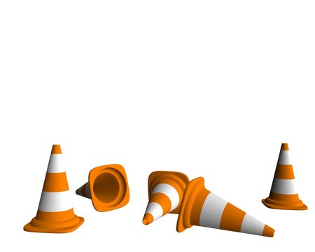 c&ocirc;nes de signalisation