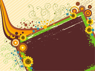 Obraz premium Floral Frame