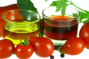 huile d'olive et vinaigre