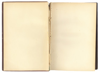 Open Vintage Book