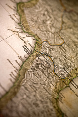 old map of Italy