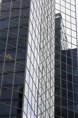 Fototapeta na wymiar Modern skyscrapers with reflection