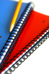 Pencil and notebooks