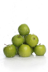 Green apples