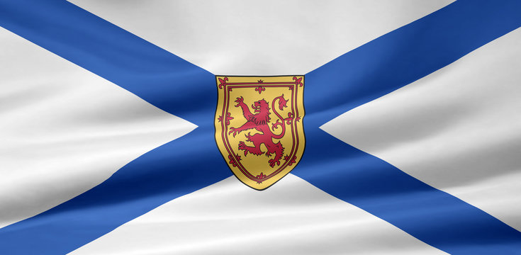 Nova Scotia Flagge