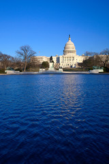 Capitol Building with clear blue sky, Washington DC, USA