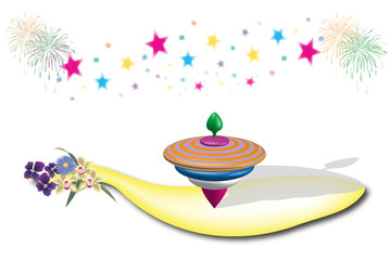 Trottola e fuochi d'artificio