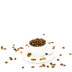 Cup With Coffee Beans