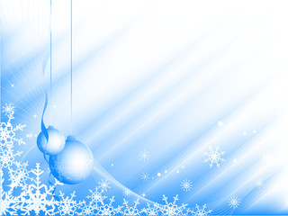 christmas holiday vector background with snowflakes