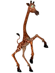 Naklejka premium Toon Giraffe