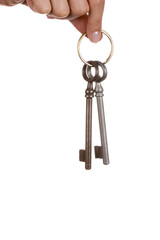 Hand with key