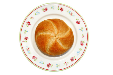 Kaisersemmel auf Teller