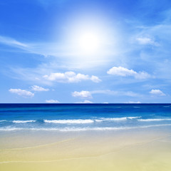 Ein paradiesischer Strand