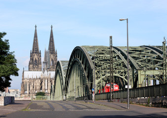 Dom Hohenzollernbr&uuml;cke K&ouml;ln