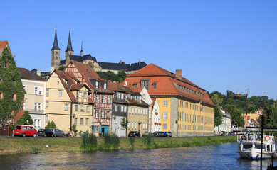 Fototapeta na wymiar Bamberg Personenhafen