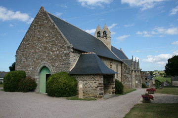 Fototapeta na wymiar Chapelle Saint-Jacques Saint-Alban (Côtes d'Armor, Bretania)