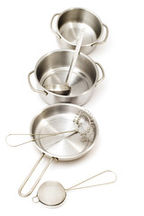 object on white - Metal kitchen utensil