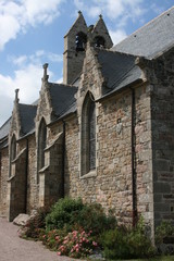 Naklejka premium Chapelle Saint-Jacques à Saint-Alban (Côtes d'Armor, Bretagne)