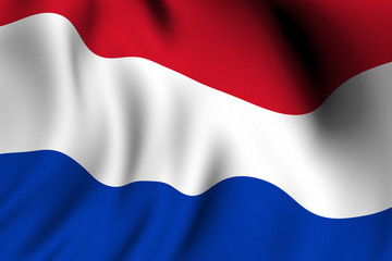 Rendered Dutch Flag