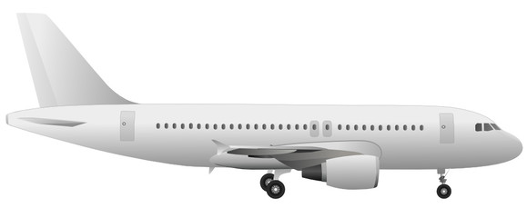 airplane vector (detail illustration)