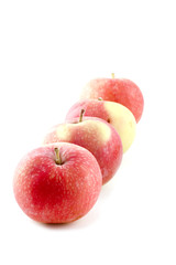 object on white - food color apple
