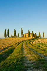 Bild der typischen toskanischen Landschaft