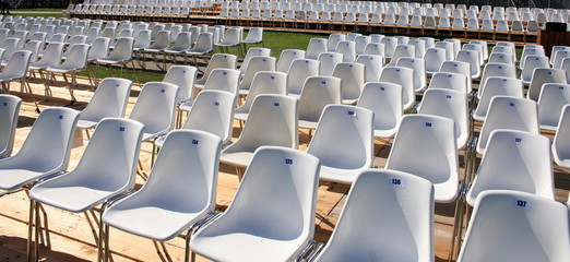 alignement de chaises