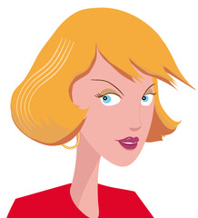 Illustration portrait femme