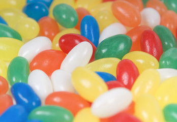 Fototapeta na wymiar colored sugar beans for childs
