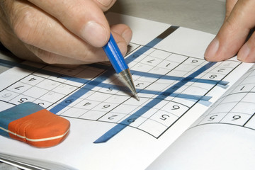Solving sudoku puzzle