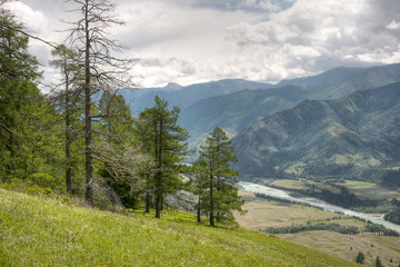 Katun river in the Altai mountains