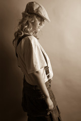 retro portrait