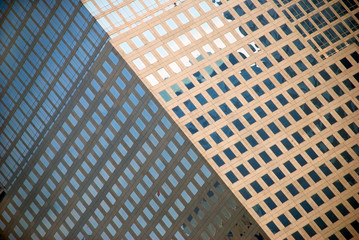 fragment of skyscraper  in New York City