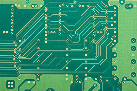 Electronic Circut Board Close Up