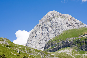 julian alps in the summer, slovenia